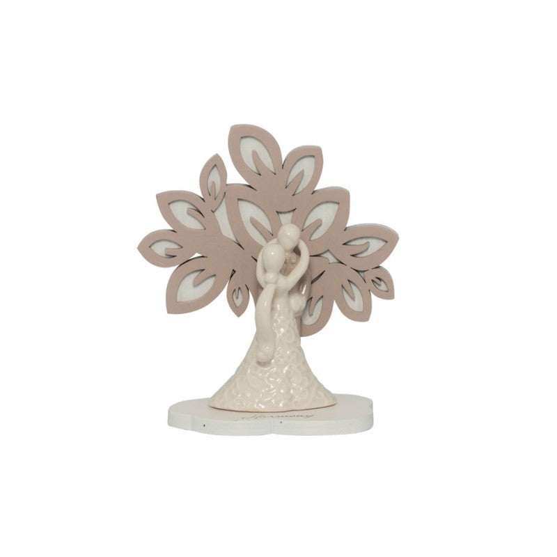 Matrimonio Harmony Albero con coppia  Porcellana