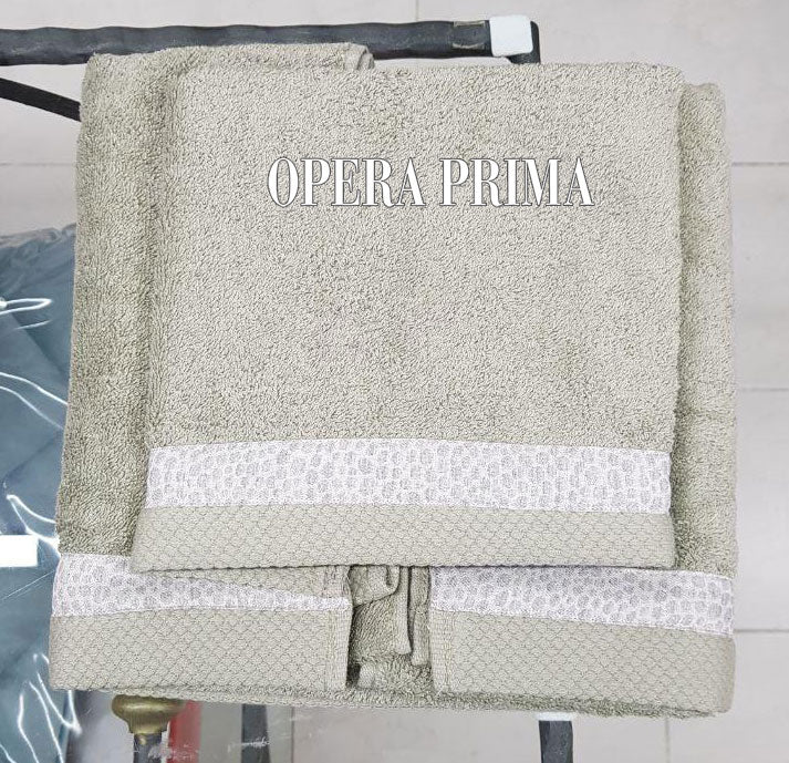 Set Asciugamani Opera Prima Mercurio  Spugna di Cotone