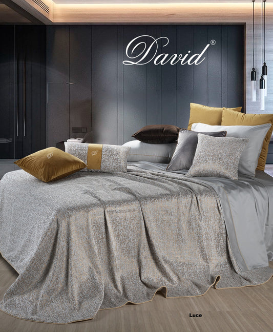 Copriletto David Luce Matrimoniale Jacquard