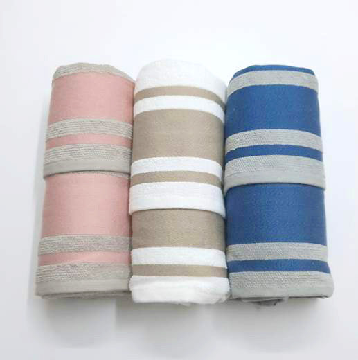 Set Asciugamani 3+3 Maestri Cotonieri Asia  Spugna di Cotone