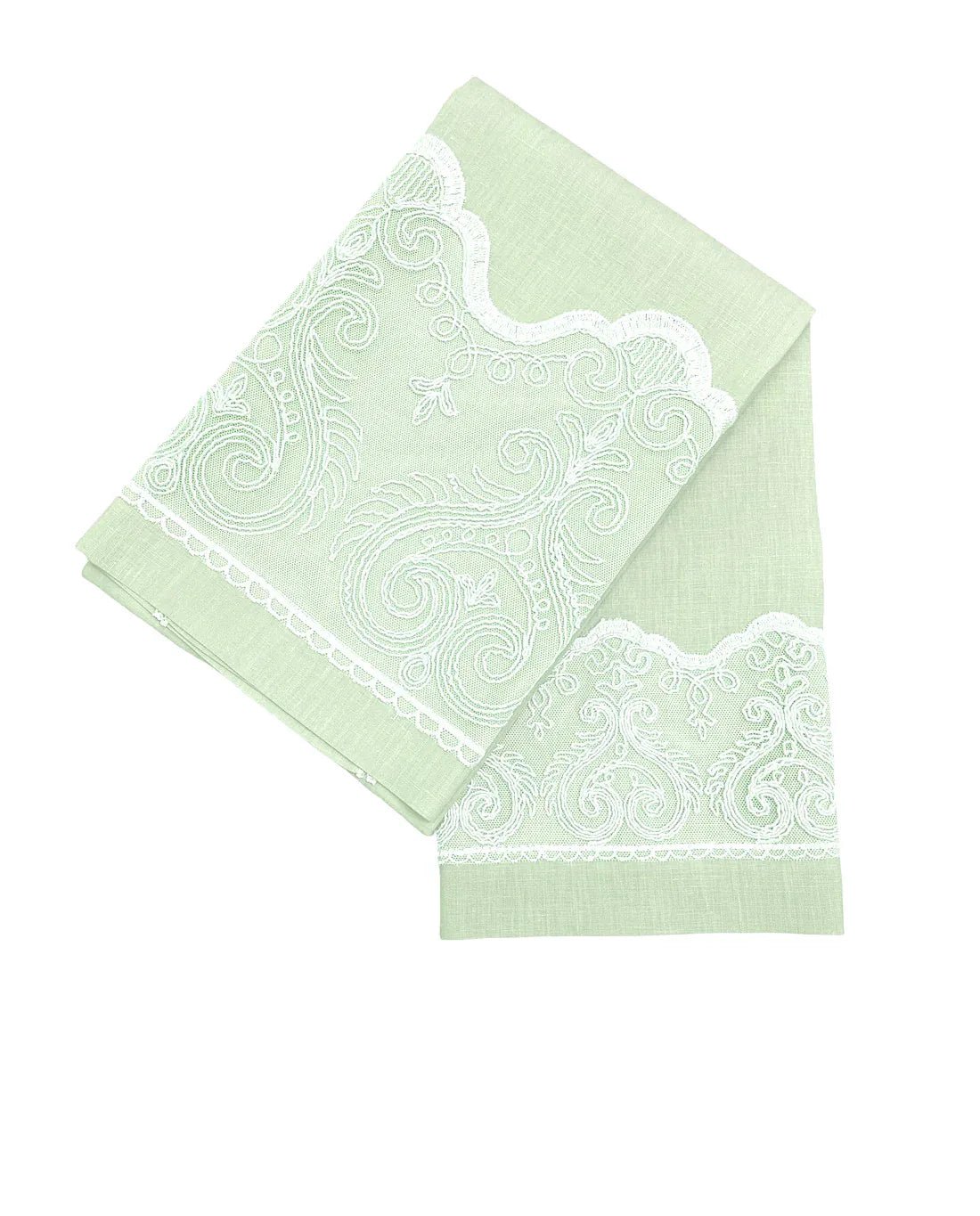 Set Asciugamani Opera Prima Lilibet 100% Lino - The King Luxury