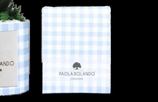 Portaconfetti Paola Rolando Quadretti Grigio