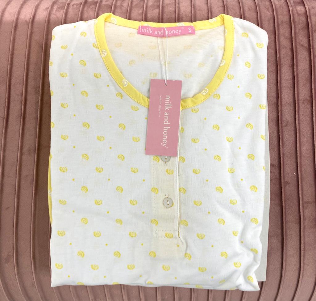 Pigiama Donna Milk And Honey Sea Shell L Cotone
