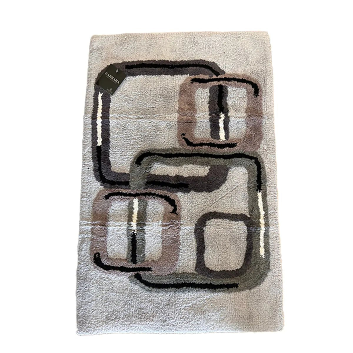 Tappeto Bagno Mirabello Carrara Asako 70 x 110 CM 100% Cotone - The King Luxury