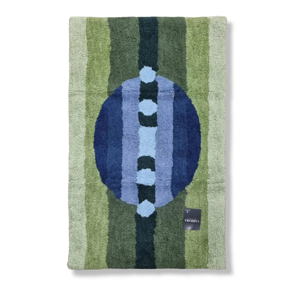 Tappeto Bagno Mirabello Carrara Mykonos 70 x 110 CM 100% Cotone - The King Luxury