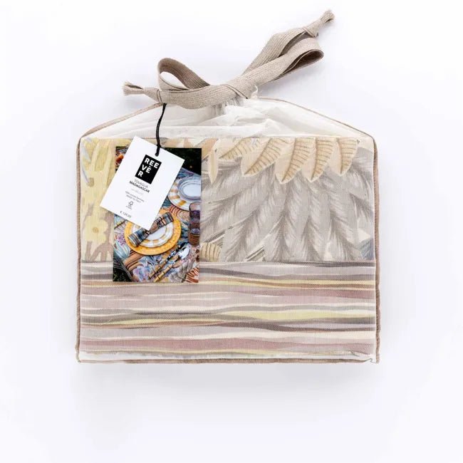 Tovaglia da Tavola Reevèr Madagascar X18 Cotone Fiammato - The King Luxury