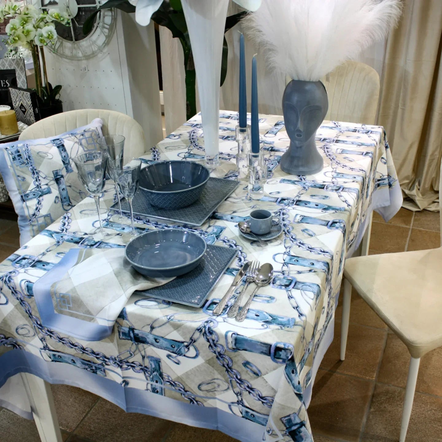 Tovaglia da Tavola X12 Enne Design Nizza - The King Luxury