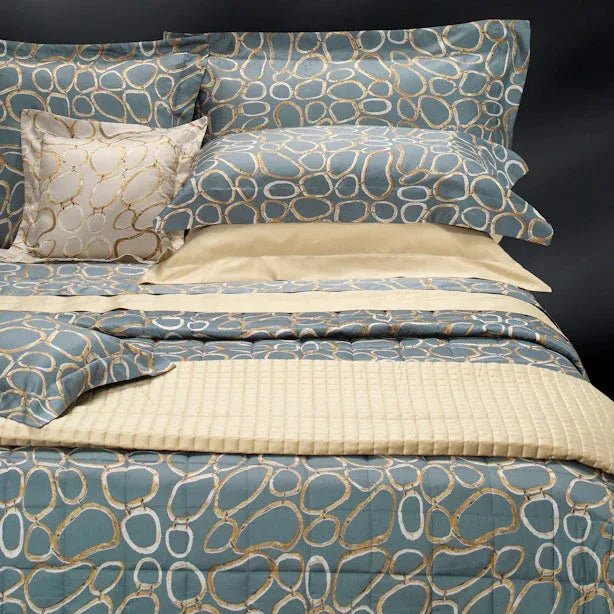 Trapuntino Creole Firenze Gioiello Matrimoniale Raso di Cotone - The King Luxury