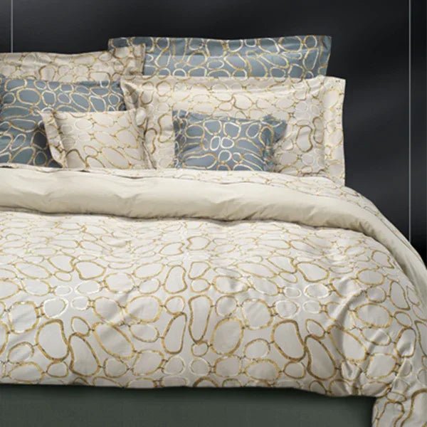 Trapuntino Creole Firenze Gioiello Matrimoniale Raso di Cotone - The King Luxury