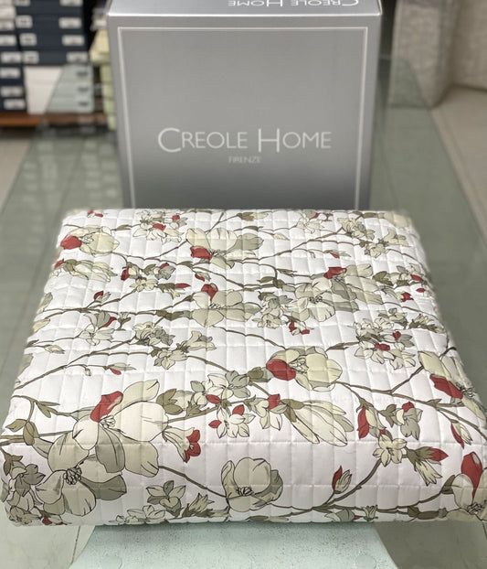 Trapuntino Creole Firenze Perla Matrimoniale Raso di Cotone