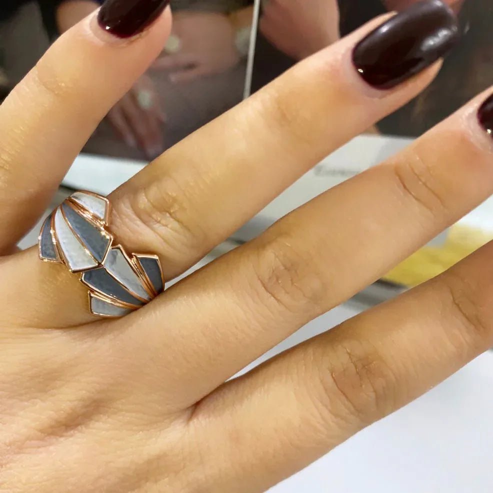 Anello Orbital Ali Alexarte Taglia Unica Artigianale - The King Luxury