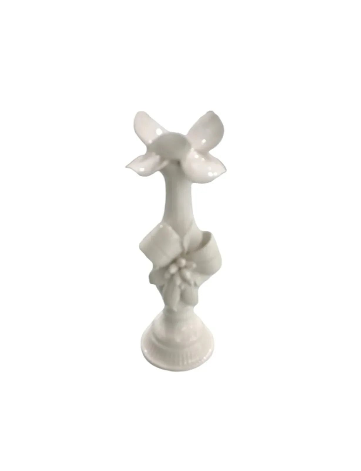 Candeliere Fiocco Porcellana Schonherr Bomboniera - The King Luxury