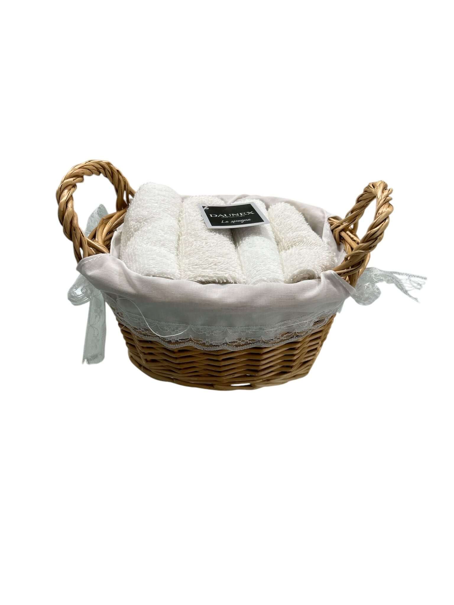 Cestino Lavette Daunex Cottage 30x30 con Cestino Decorativo - The King Luxury