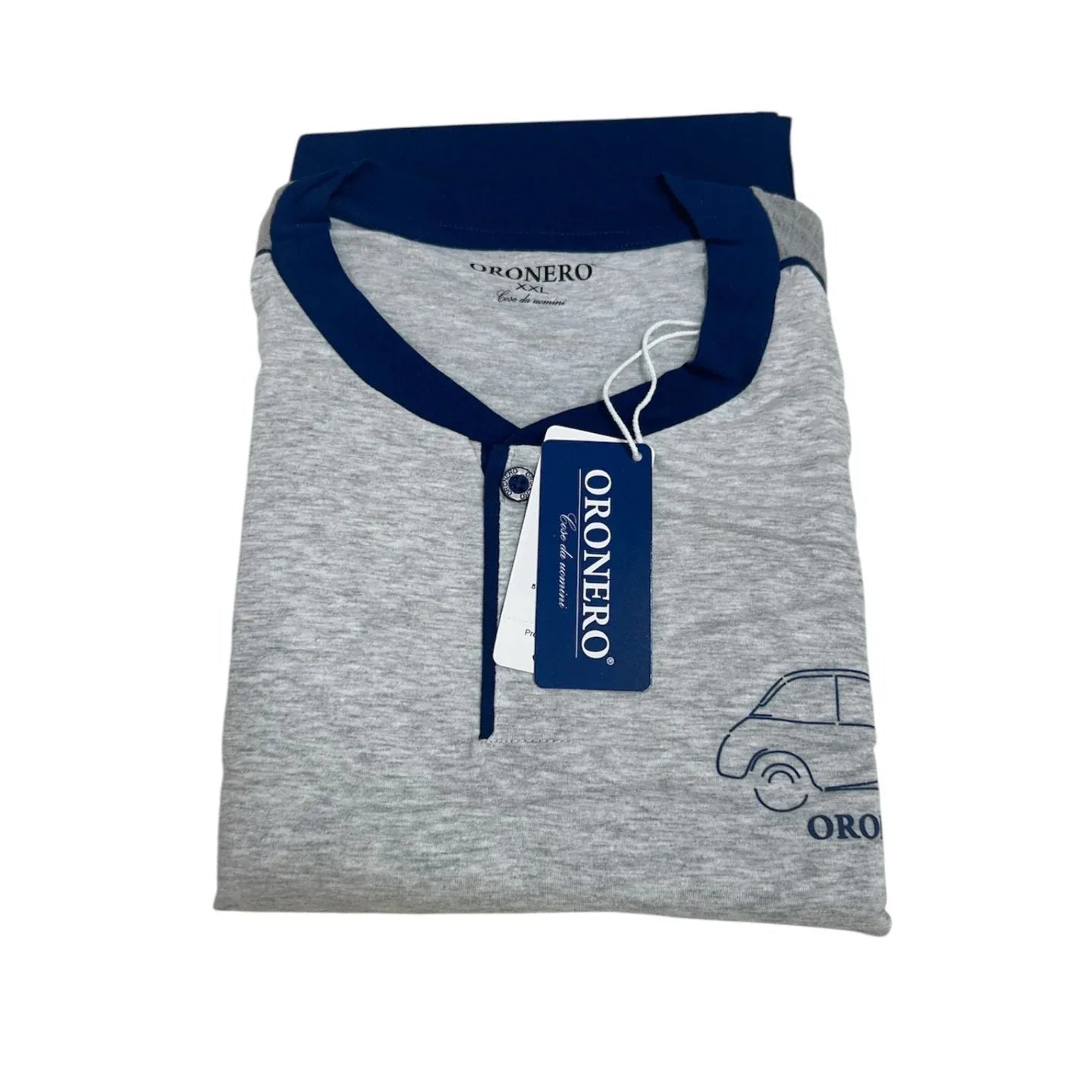 Pigiama Uomo Primavera/Estate Oronero OU456 Cotone - The King Luxury