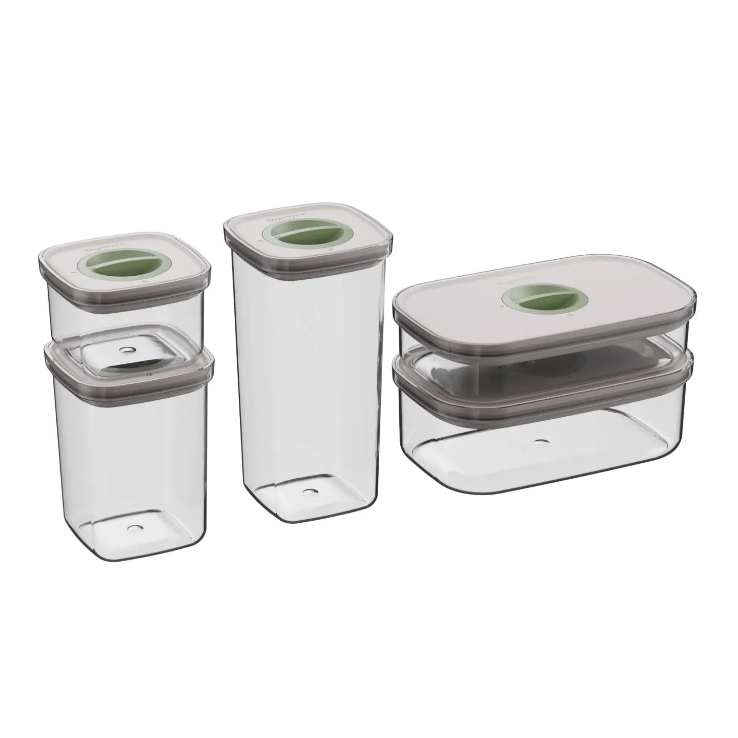 Set Contenitori Ermetici Smart Seal 5 Pezzi – Berghoff 3950679 - The King Luxury