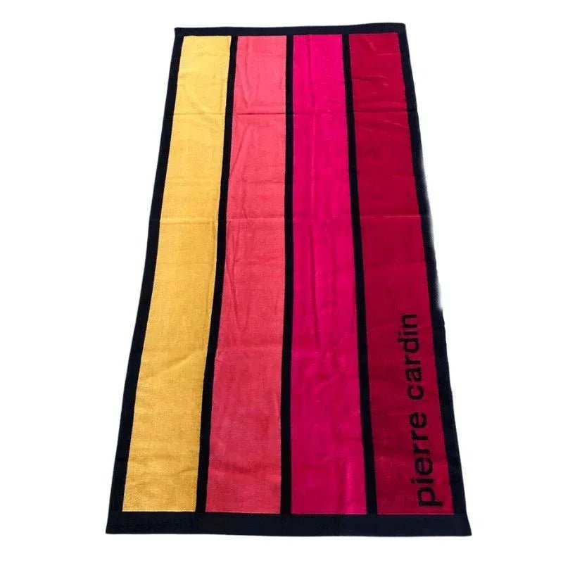 Telo mare Pierre Cardin Velur 90x160 CM Spugna di Cotone Cimato - The King Luxury