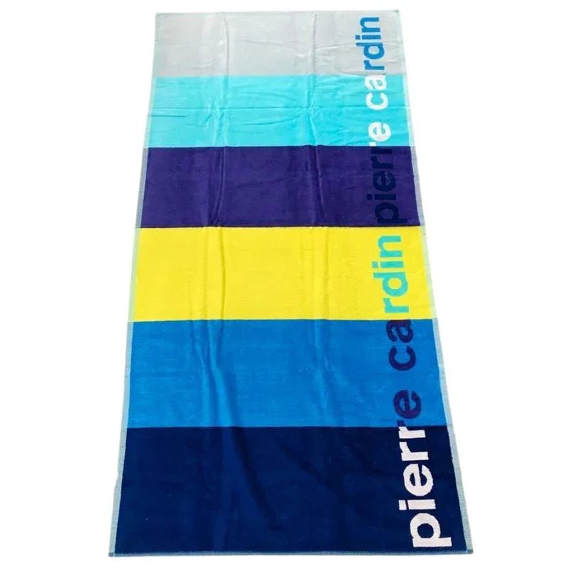 Telo mare Pierre Cardin Velur 90x160 CM Spugna di Cotone Cimato - The King Luxury