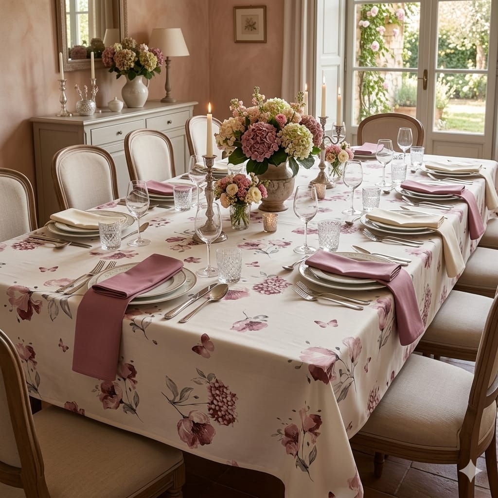 Tovaglia da Tavola Maestri Cotonieri Botanique X12 Cotone - The King Luxury