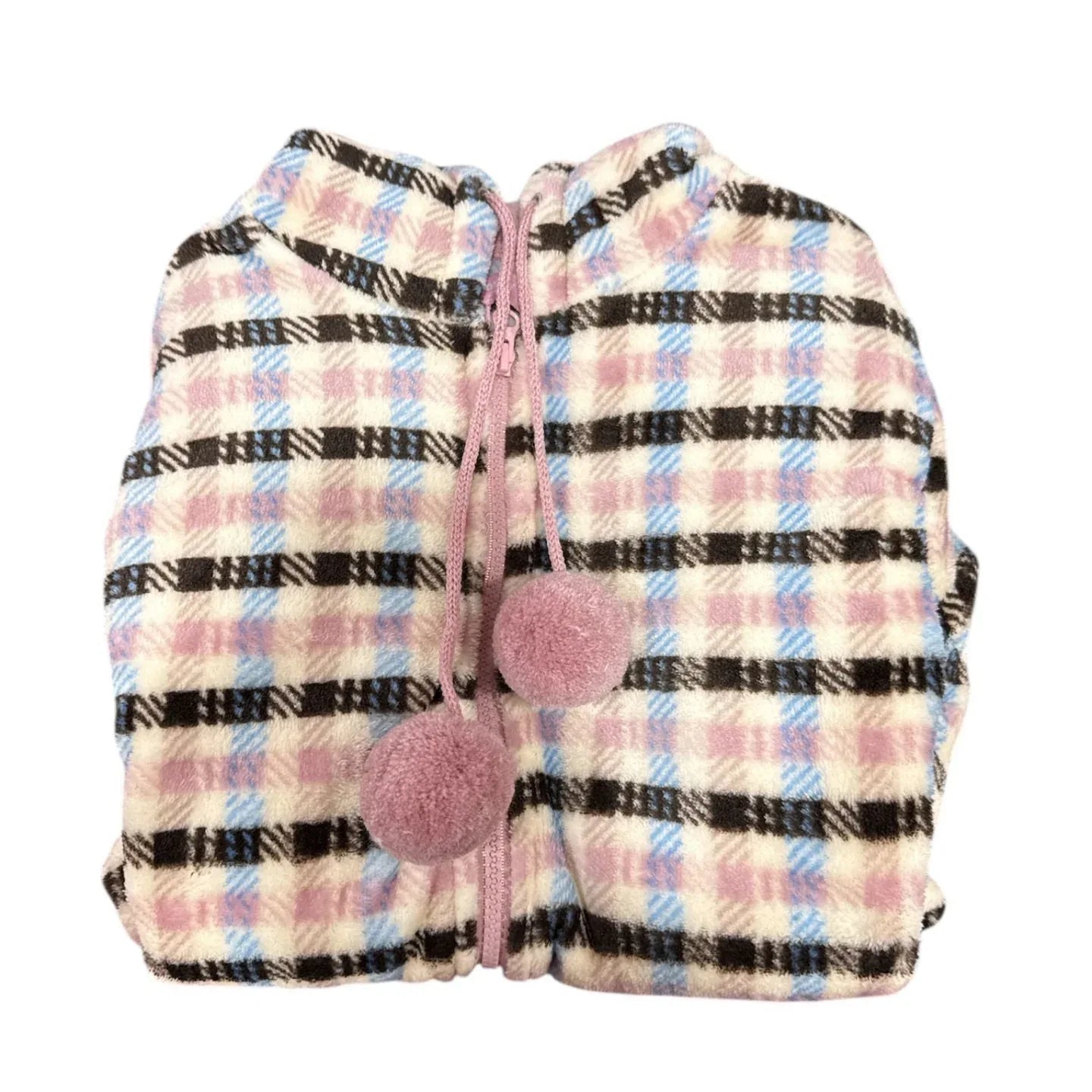 Vestaglia Bimba Milk and Honey Adela in Flanella – Made in Italy - The King Luxury