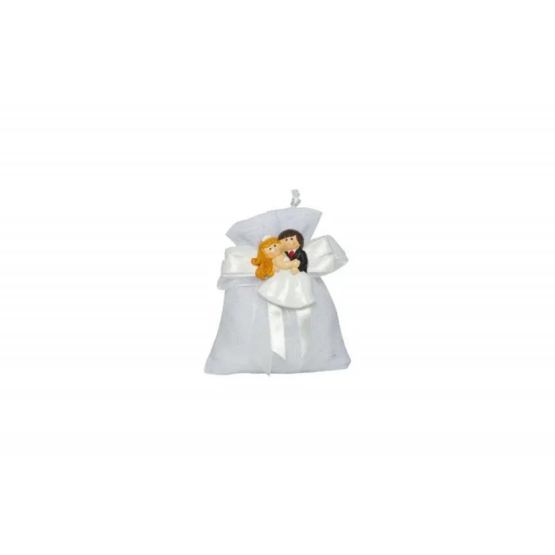 5 Pezzi Sacchetto Matrimonio Harmony Magneti sposi Resina - The King Luxury