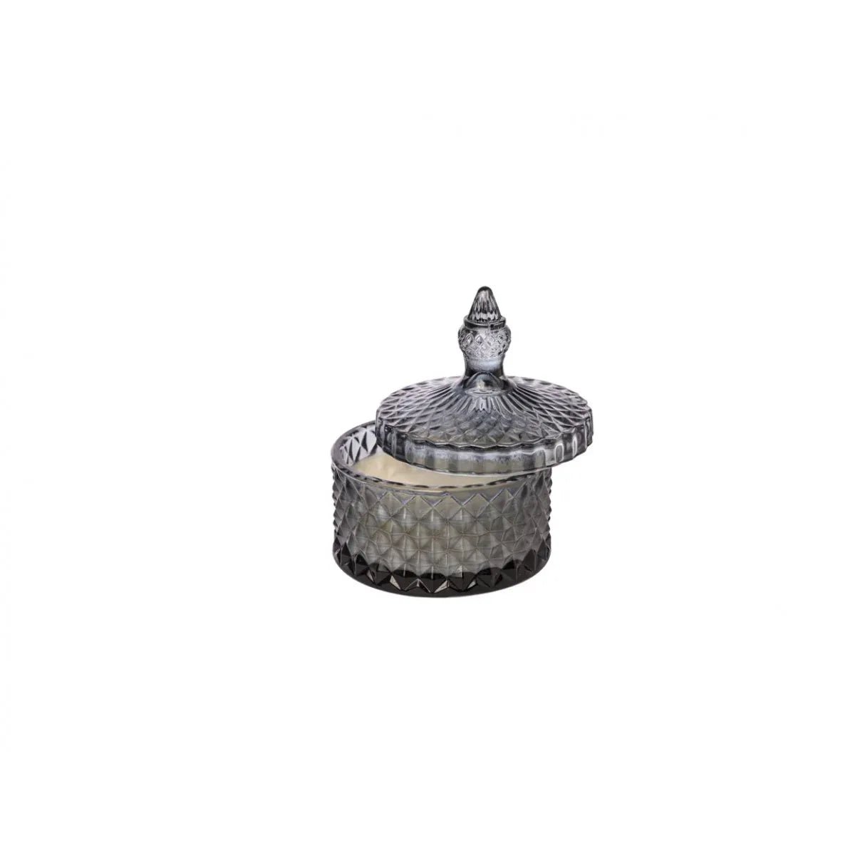 Bomboniera Candela Grande Schonherr Vetro Grigio - The King Luxury