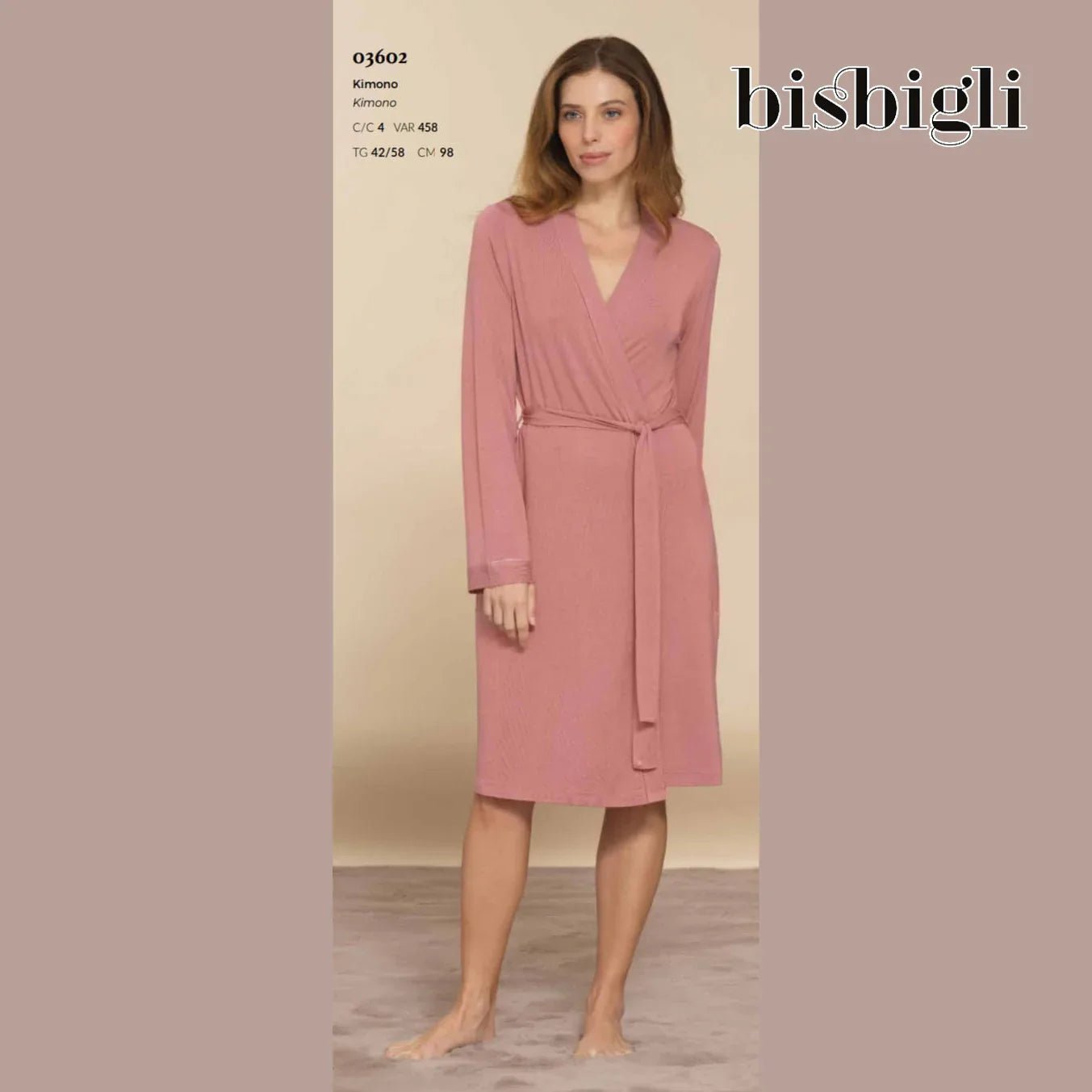 Kimono Donna Bisbigli BP203602 Old Copper – Elegante e Confortevole - The King Luxury